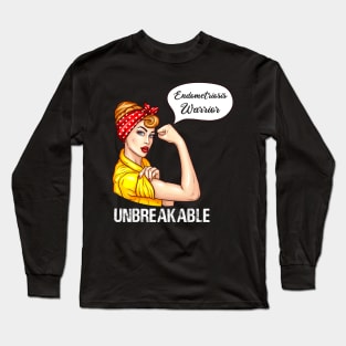 Endometriosis Warrior Unbreakable Long Sleeve T-Shirt